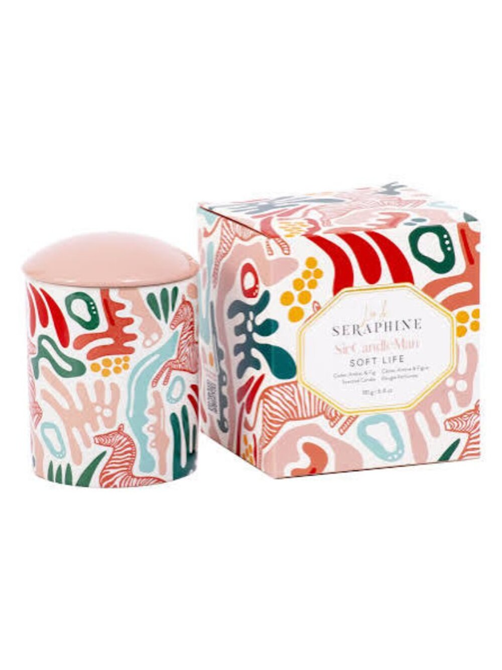 L'or De Seraphine Sir Candle Man Scented Soft Life Ceramic Jar Candle NIB
